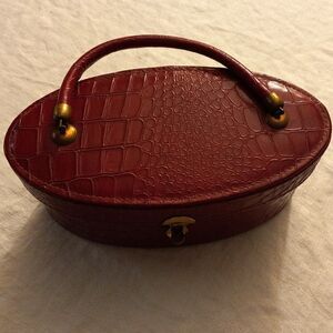 Vintage "JR" (Julius Resnick) Box Hand bag Cottagecore Grandmacore